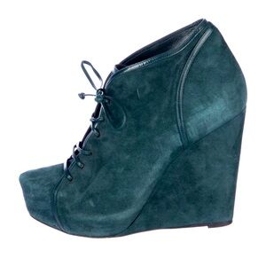 Jenni Kayne Suede Ankle Lace-Up Boots